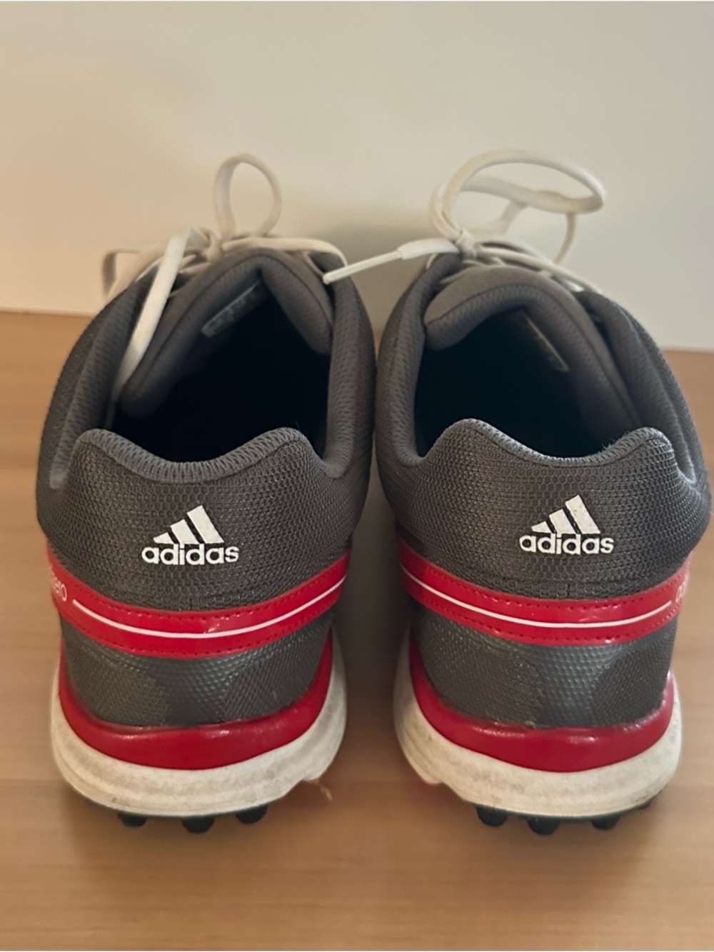 Adidas Adizero Gray Red Cleats | Men’s 11.5 - Picture 5 of 9
